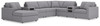 Modmax - U-Shaped Sectional - Granite