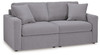 Modmax - Straight Sectional - Granite