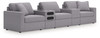 Modmax - Straight Sectional - Granite