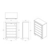 Skye - Marble Chest - White Skye - Marble Chest - White