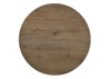 Brutus - Round Dining Table With Wheat Colored Base - Vintage Walnut