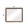 Ouida - Mirror - Brown / Gold