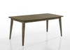 Bistro - Wide Contemporary Rectangle Dining Table With Extension Leaf