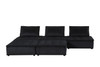 Anna - Stylish Sectional Sofa Ottoman