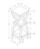 Accent Table Versatile Usage, Square, Contemporary & Modern