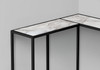 Corner Accent Console Table For Entryway - White