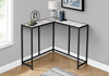 Corner Accent Console Table For Entryway - White