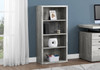 Bookshelf, Bookcase, Etagere, 5 Tier, For Office, Contemporary & Modern - Gray