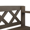 Amherst - Entryway Storage Bench - Dark Brown