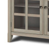Acadian - Wide Storage Cabinet - Distressed Gray