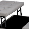 Harrison - Coffee Table Storage Ottoman - Gray