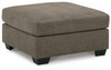 Mahoney - Oversized Accent Ottoman - Chocolate