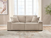 Carceri - 2-Piece Power Reclining Sectional Loveseat - Cashmere