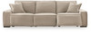 Carceri - 3-Piece Power Sectional Reclining Sofa With Armless Power Recliner - Cashmere