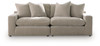 Maxton Heights - 2-Piece Sectional Sofa - Pebble