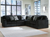Midnight-Madness - 5 Piece Sectional