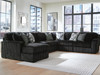 Midnight-Madness - 6 Piece Sectional