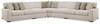 Ballyton - 5-Piece Sectional - Sand