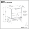 Banting - Nightstand - Walnut Brown
