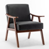 Accent Chair, Classic Mid Century Modern For Extra Seating