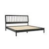 Mid-Century Modern Solid Wood Spindle Bed