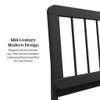 Mid-Century Modern Solid Wood Spindle Bed