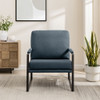 Contemporary Square Metal Frame Accent Chair Contemporary Square Metal Frame Accent Chair