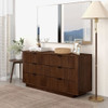 Lola - Dresser With 6 Drawers - Dark Brown