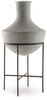 Estonbank - Vase - 30" - Distressed Cream