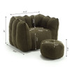 Soft Bean Bag Chair With High Resilient Foam