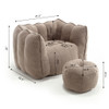Soft Bean Bag Chair With High Resilient Foam