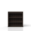 2 Shelf Bookcase Hutch - Chocolate