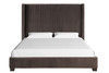 Upholstered Bed, Space-Saving Design