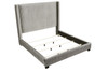 Upholstered Bed, Space-Saving Design