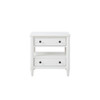 Open Nightstand With 2 Drawers