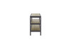 Console Table With Insets - Black