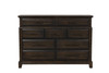 9 Drawer Dresser - Mahogany