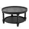 Round 2 Tiered Side Tabel, End Tabel For Lving Room Bedroom Entryway