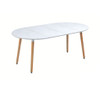 Extensible Table, Dining Table, Office Table, Coffee Table Metal Leg