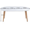 Extensible Table, Dining Table, Office Table, Coffee Table Metal Leg