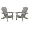 Oversize Outdoor Folding Adirondack Chair, Patio Chair For Garden