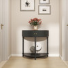 Demi Lune - Console Table With 2 Storage Drawers