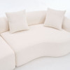 4 Seater Sofa With Fabric, 30D, 60 Hardness Full Sponge, 4 Pillow For Living Room, Home Furniture Sleeper Sectional Sofa For Apartment