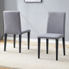 Versatile Dining Chairs With Comfortable Design And Metal Legs