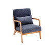 Accent Arm Chair With Pillow Upholstered
