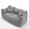 Comfortable Dual Beanbag Chair With High Resilience Foam Core For 2 People