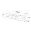 Stylish Sofa With Storage Seat And Cylindrical Backrest