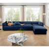 Contemporary Elegant Sofa With Storage And Ottoman