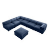 Modern Modular Sectional Sofa With Storag, Contemporary Cylindrical Design