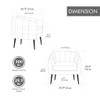 Vanity Barrel Accent Lounge Chair